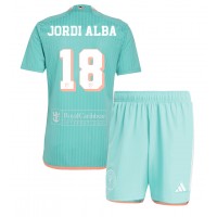 Inter Miami Jordi Alba #18 3rd trikot Kinder 2024-25 Kurzarm (+ Kurze Hosen)